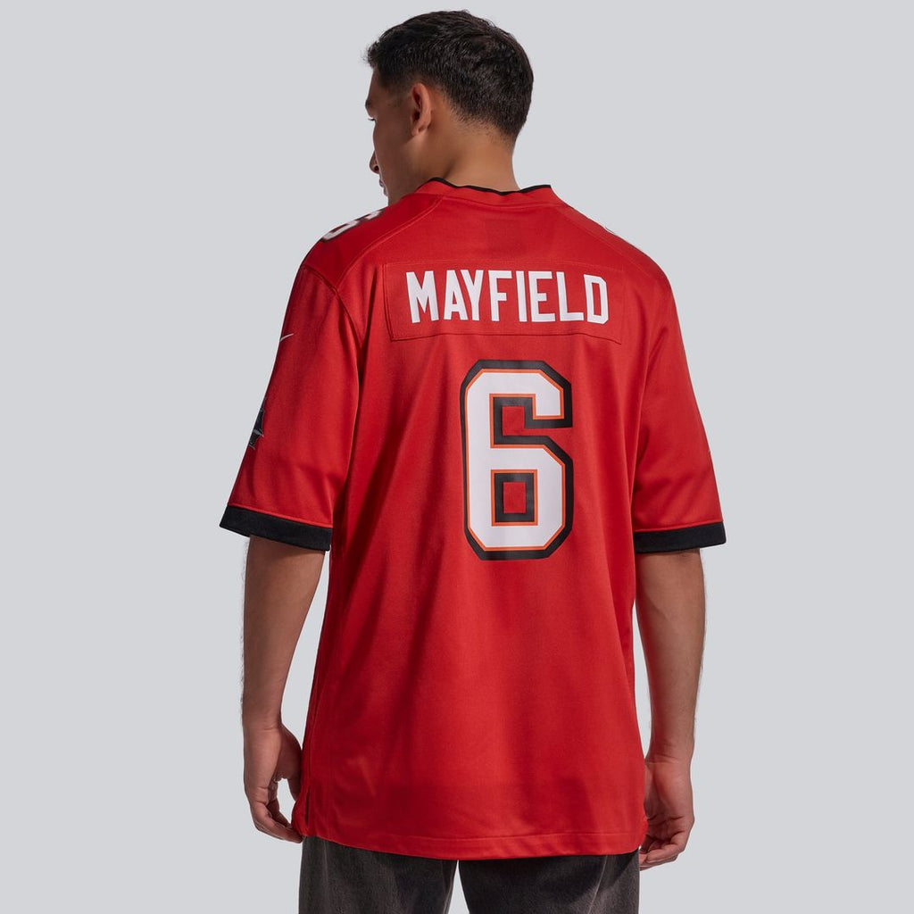 Tampa Bay Buccaneers Baker Mayfield Nike White Away Game Jersey