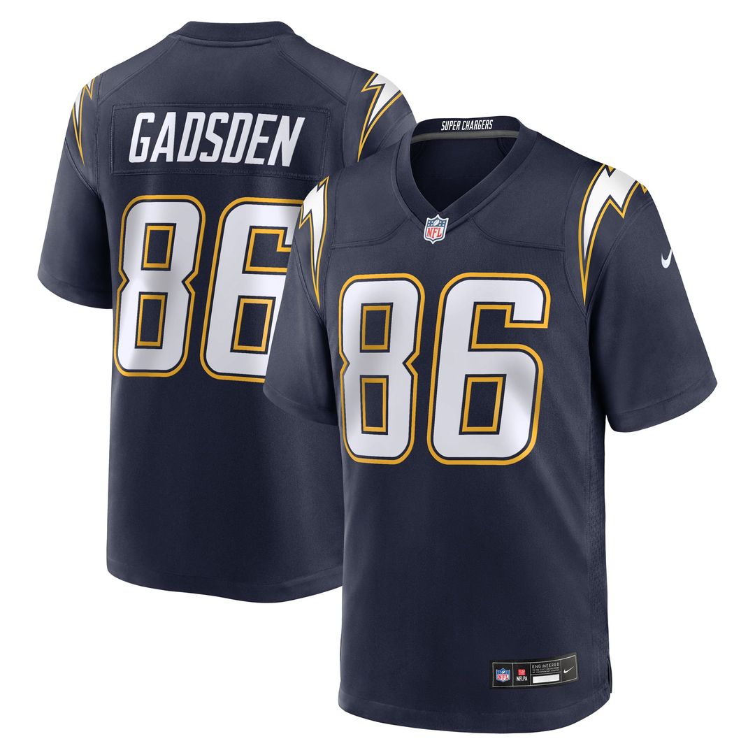Los Angeles Chargers Oronde Gadsden Nike Gold Alternate Charger Power Game Jersey
