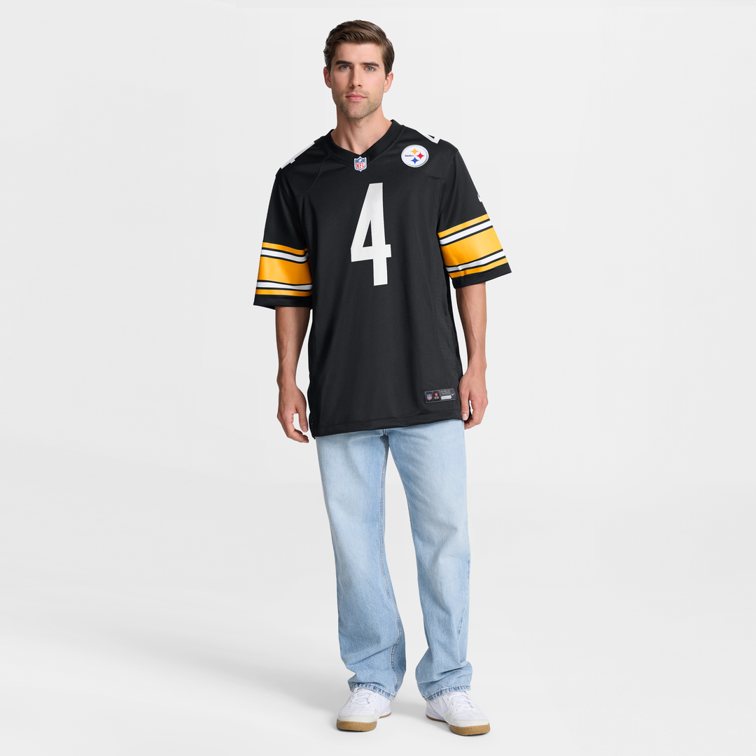 Pittsburgh Steelers DK Metcalf Nike Black Game Player Jersey