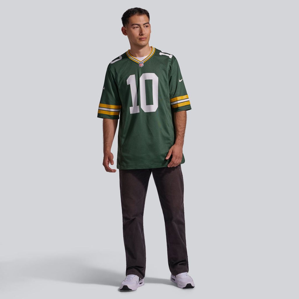 Green Bay Packers Jordan Love Nike White Game Jersey