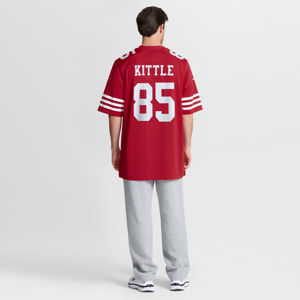 San Francisco 49ers George Kittle Nike White Player Game Jersey