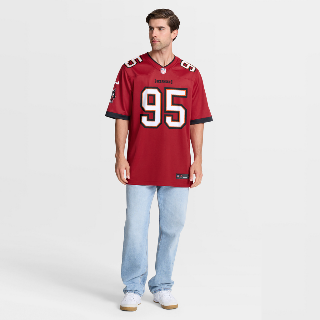 Tampa Bay Buccaneers Elijah Roberts Nike Red Team Game Jersey