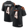 Cincinnati Bengals Sean Clifford Nike Black Team Game Jersey