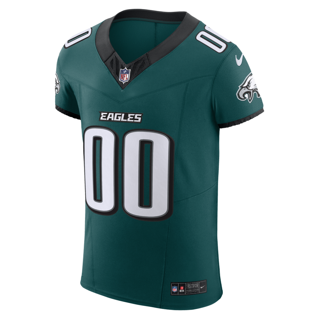 Philadelphia Eagles Nike Midnight Green Vapor F.U.S.E. Elite Custom Jersey