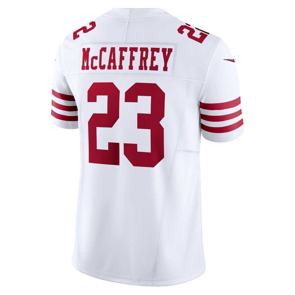 San Francisco 49ers Christian McCaffrey Nike Scarlet Vapor F.U.S.E. Limited Jersey