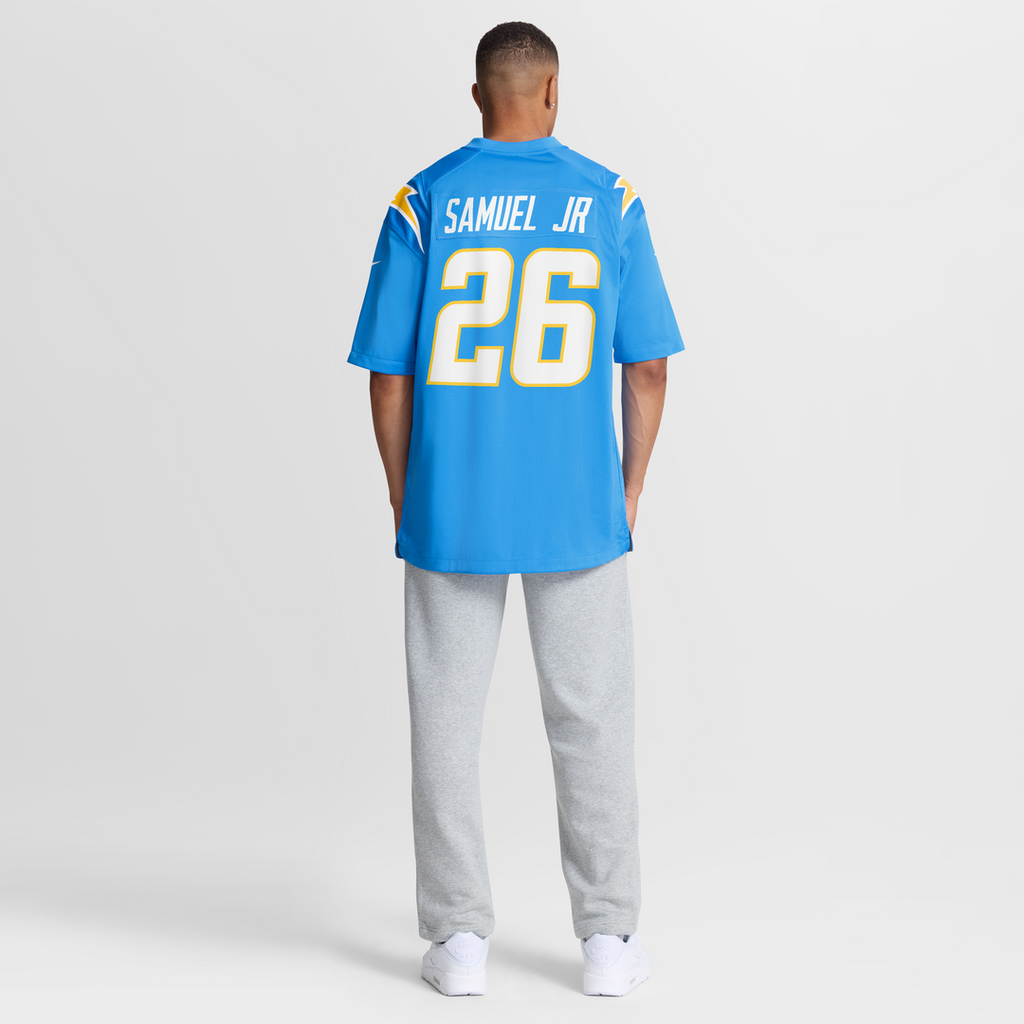 Los Angeles Chargers Asante Samuel Jr. Nike Powder Blue Game Player Jersey