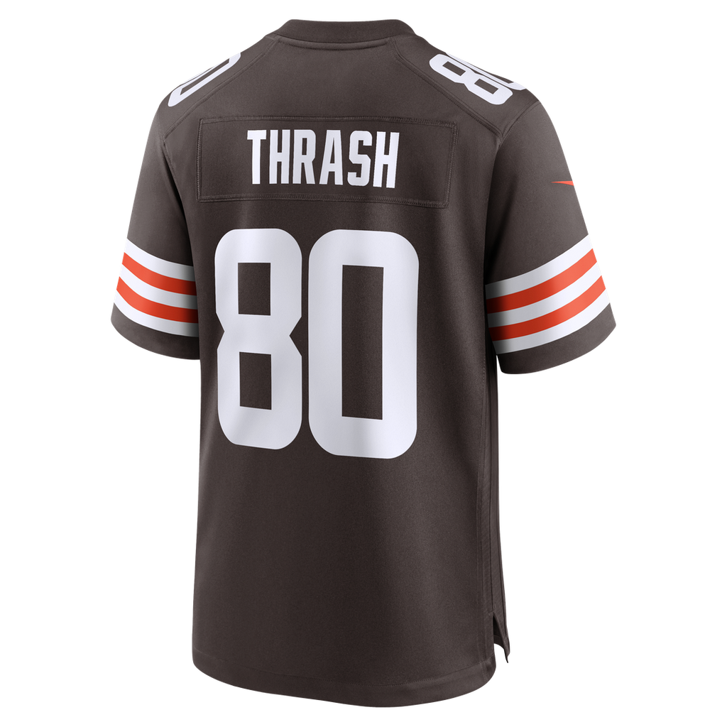 Cleveland Browns Jamari Thrash Nike Brown Team Game Jersey