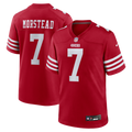 San Francisco 49ers Thomas Morstead Nike Scarlet Team Game Jersey