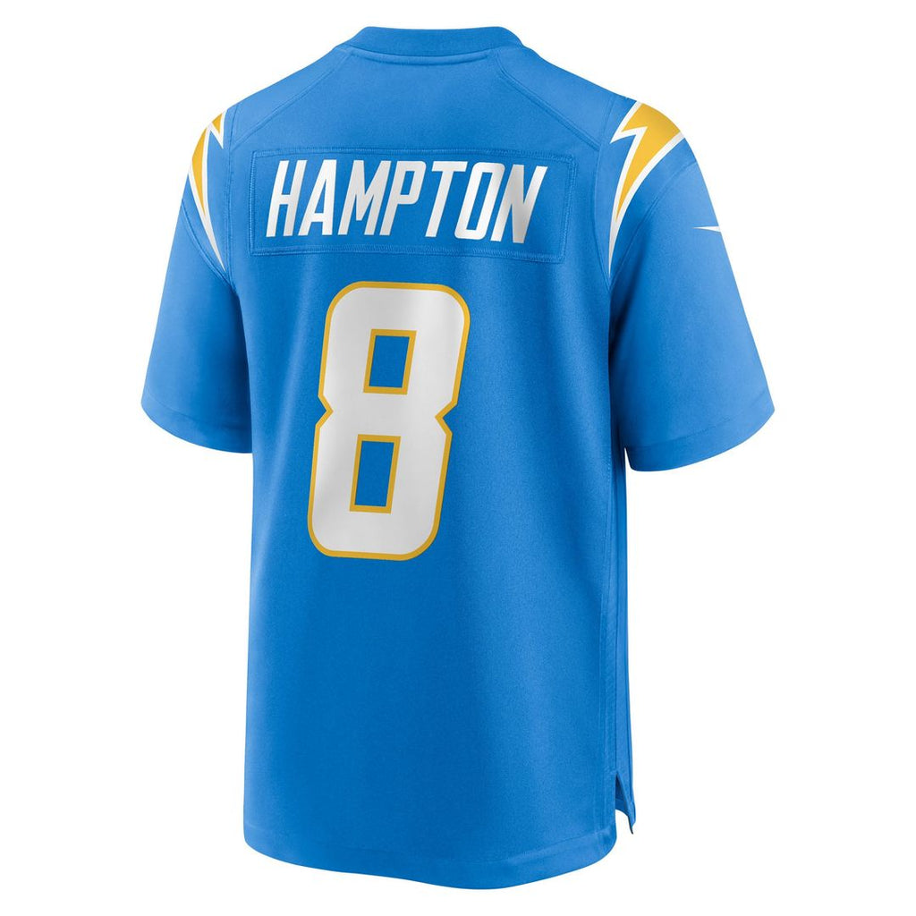 Los Angeles Chargers Omarion Hampton Nike Gold Alternate Charger Power Game Player Jersey