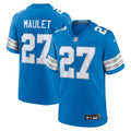 Detroit Lions Arthur Maulet Nike Blue Team Game Jersey