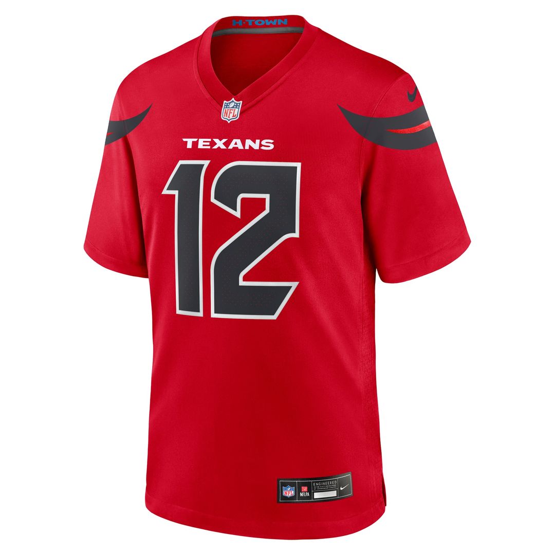 Houston Texans Nico Collins Nike Navy Game Jersey