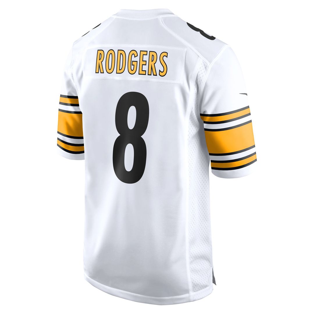 Pittsburgh Steelers Aaron Rodgers Nike Gold Alternate 1933 Throwback Game Jersey