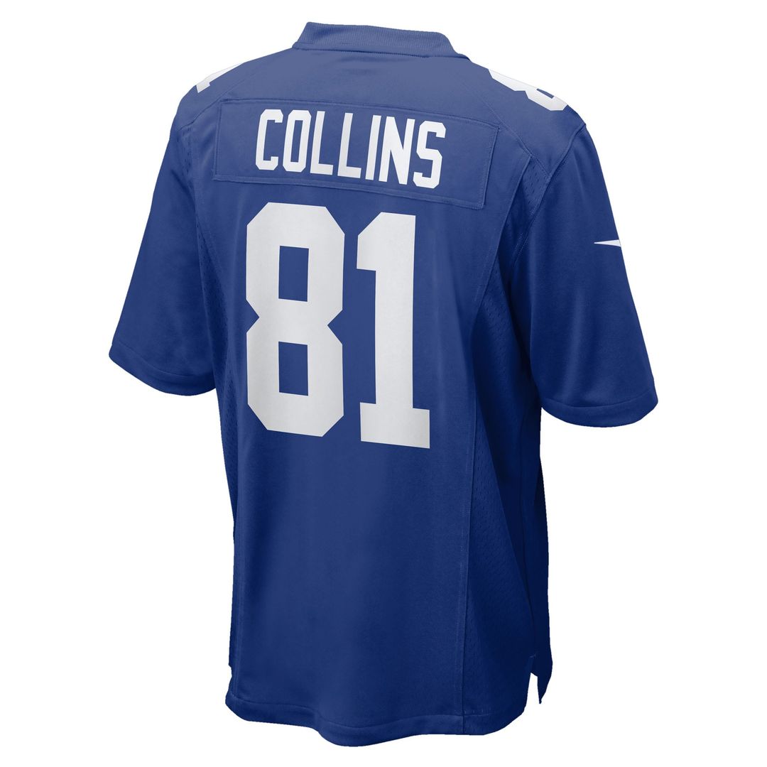 New York Giants Beaux Collins Nike Royal Team Game Jersey
