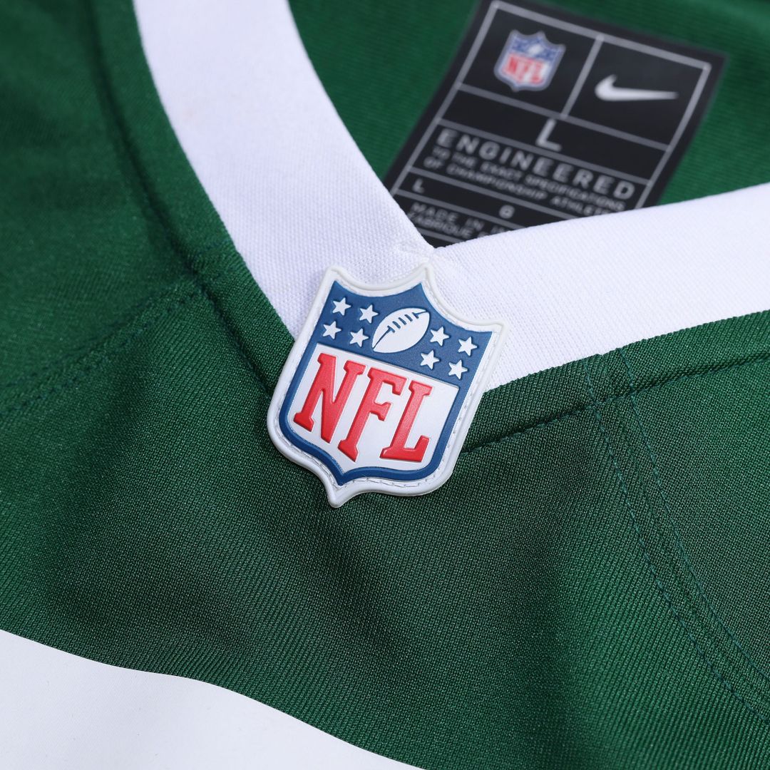 New York Jets Qwan'tez Stiggers Nike Legacy Green Team Game Jersey