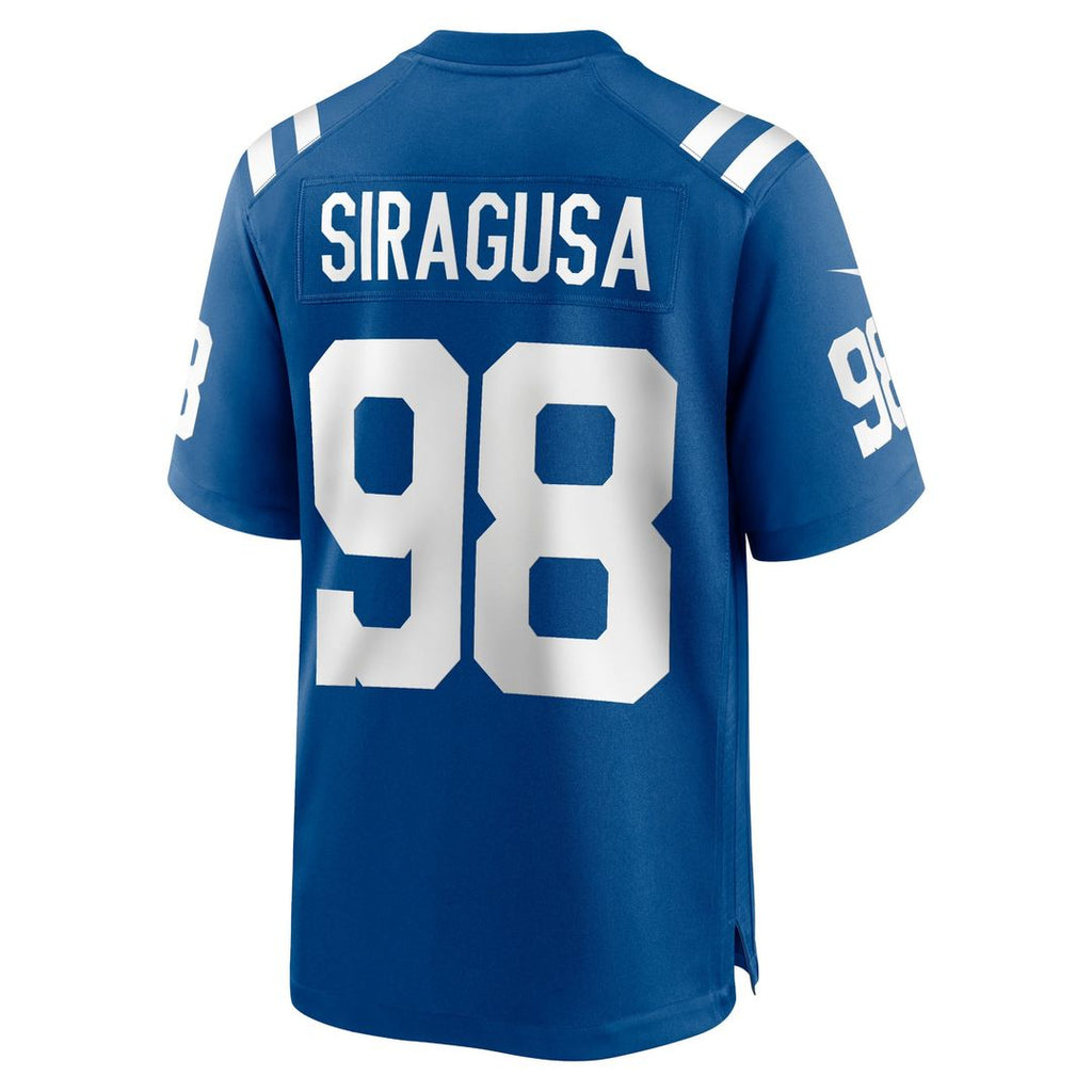 Indianapolis Colts Tony Siragusa Nike Royal Game Retired Player Jersey