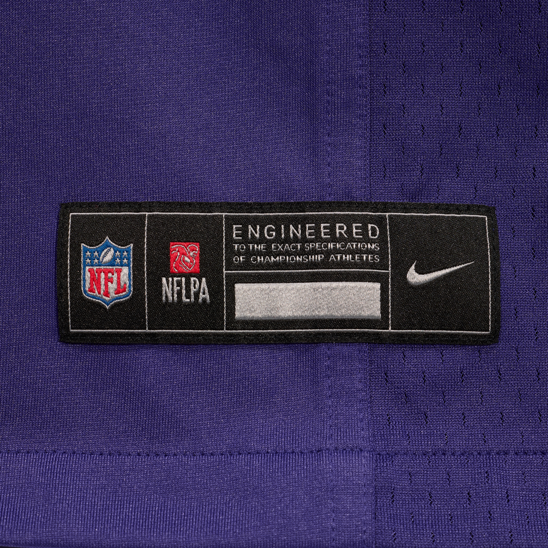 Baltimore Ravens Cooper Rush Nike Purple Team Game Jersey