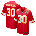 Kansas City Chiefs Chris Roland-Wallace Nike Red Game Jersey