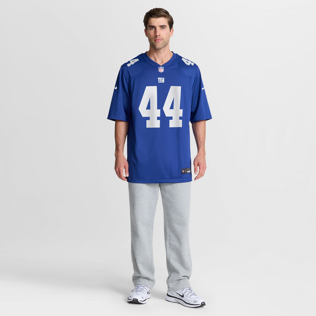 New York Giants Cam Skattebo Nike White Game Jersey