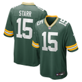 Green Bay Packers Bart Starr Nike Green Game Retired Player Jersey