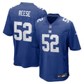 New York Giants Arvell Reese Nike Royal Team Game Jersey