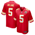 Kansas City Chiefs Mansoor Delane Nike Red Team Game Jersey