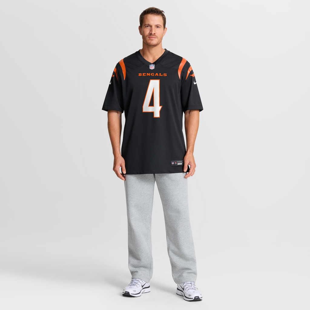 Cincinnati Bengals Sean Clifford Nike Black Team Game Jersey