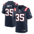 New England Patriots K.J. Britt Nike Navy Team Game Jersey