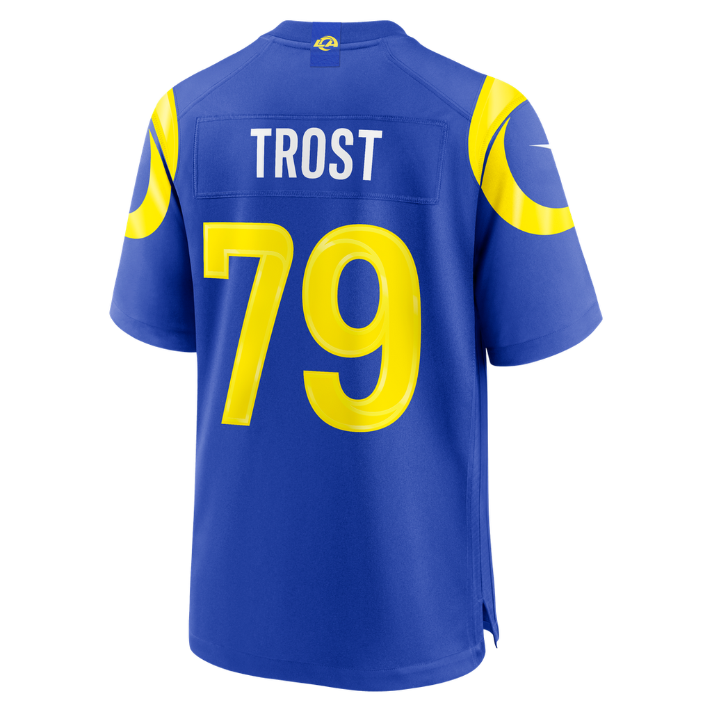 Los Angeles Rams Keagen Trost Nike Royal Team Game Jersey