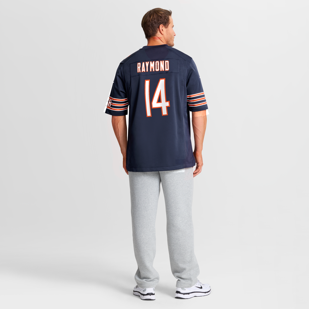 Chicago Bears Kalif Raymond Nike Navy Team Game Jersey