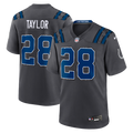 Indianapolis Colts Jonathan Taylor Nike Anthracite 2026 Rivalries Collection Game Jersey