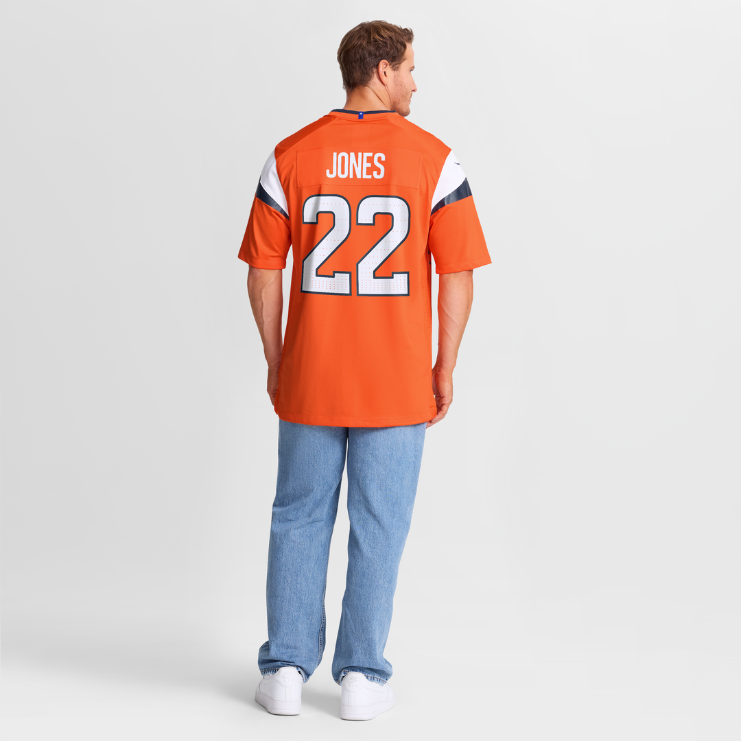 Denver Broncos Brandon Jones Nike Orange Team Game Jersey