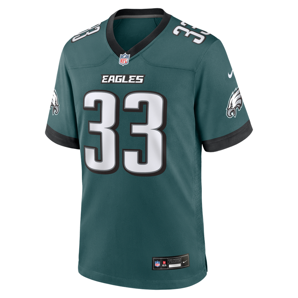Philadelphia Eagles Cooper DeJean Nike White Game Jersey