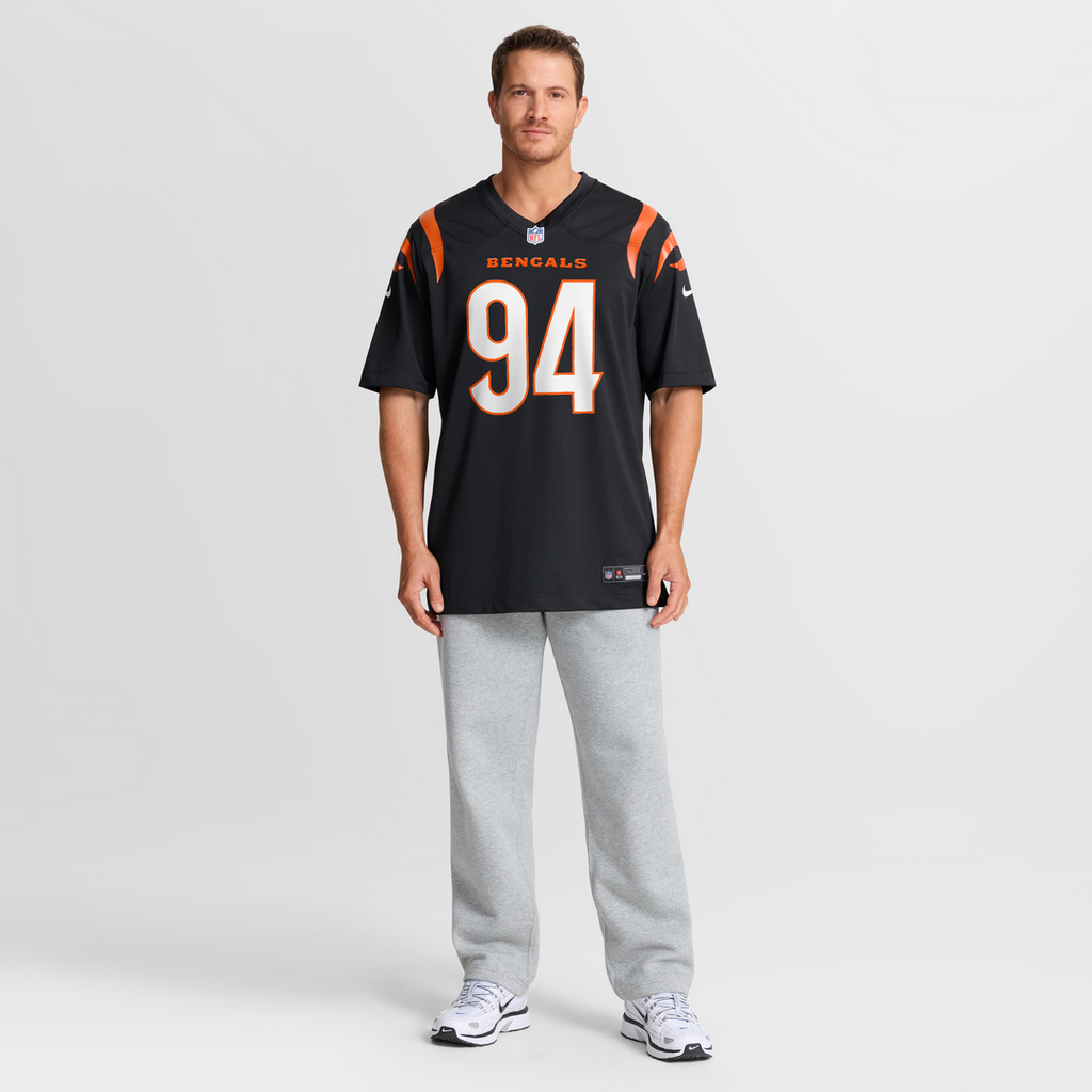Cincinnati Bengals Sam Hubbard Nike Black Player Game Jersey