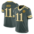 Green Bay Packers Jayden Reed Nike Green 2026 Rivalries Collection Stitched Limited Jersey