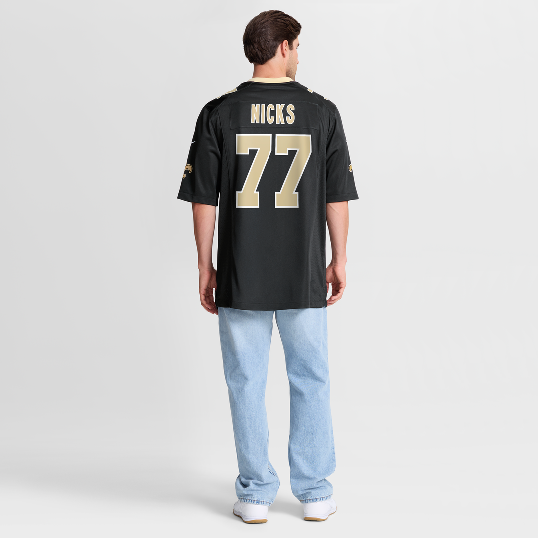 New Orleans Saints Carl Nicks Nike Black Game Retired Player Jersey