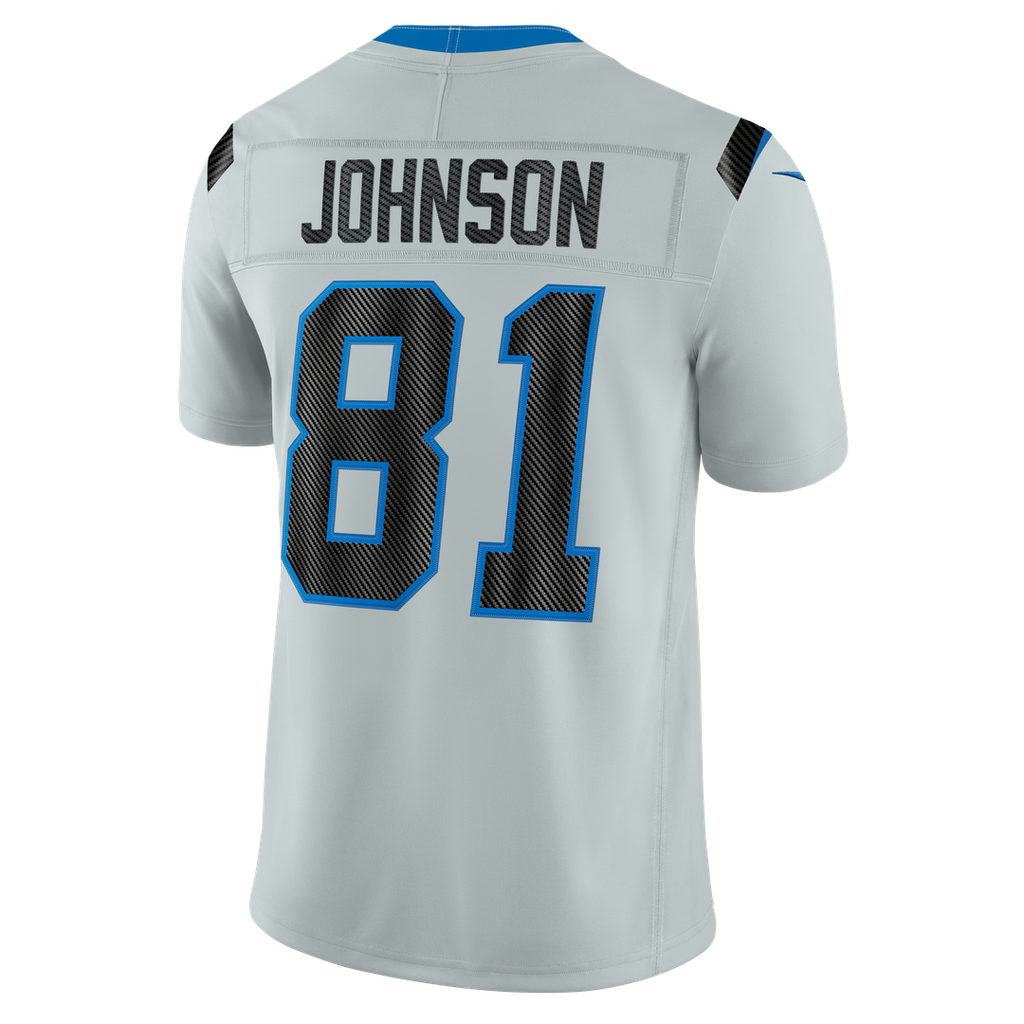 Detroit Lions Calvin Johnson Nike Silver 2026 Rivalries Collection Stitched Limited Jersey