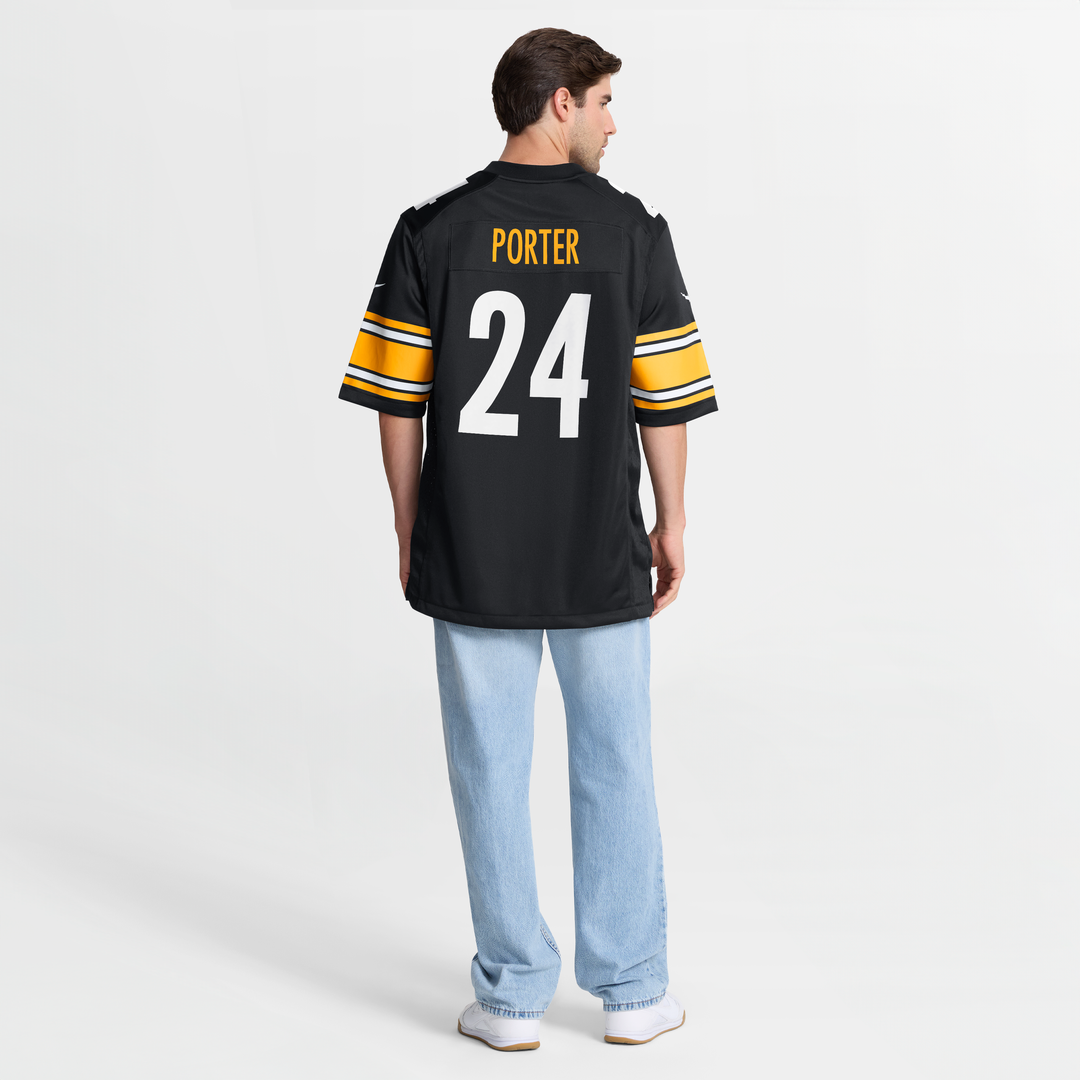 Pittsburgh Steelers Joey Porter Jr. Nike Black Game Jersey