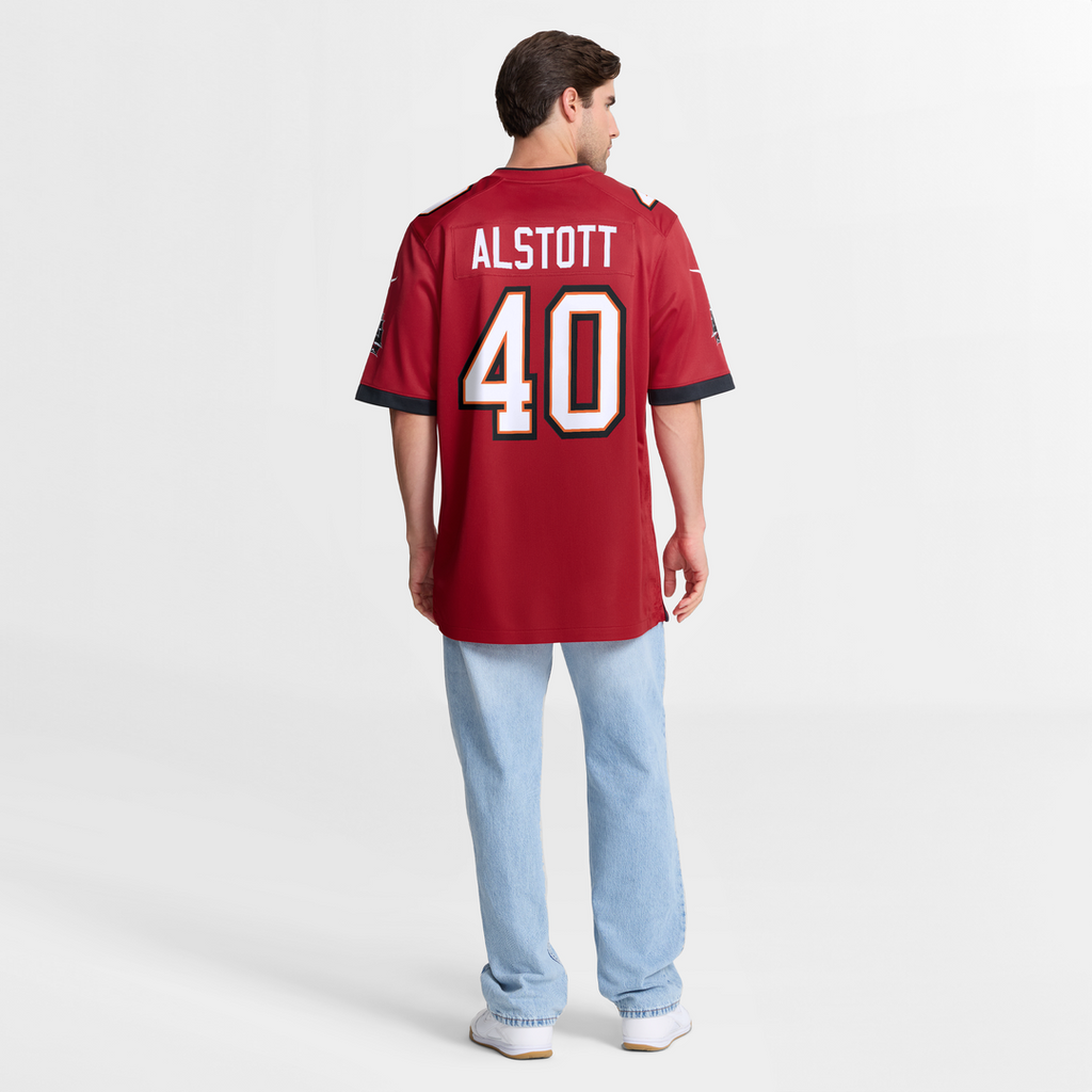 Tampa Bay Buccaneers Mike Alstott Nike Red Retired Player Game Jersey