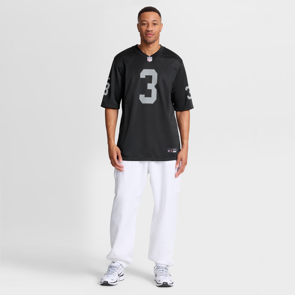 Las Vegas Raiders Taron Johnson Nike Black Team Game Jersey