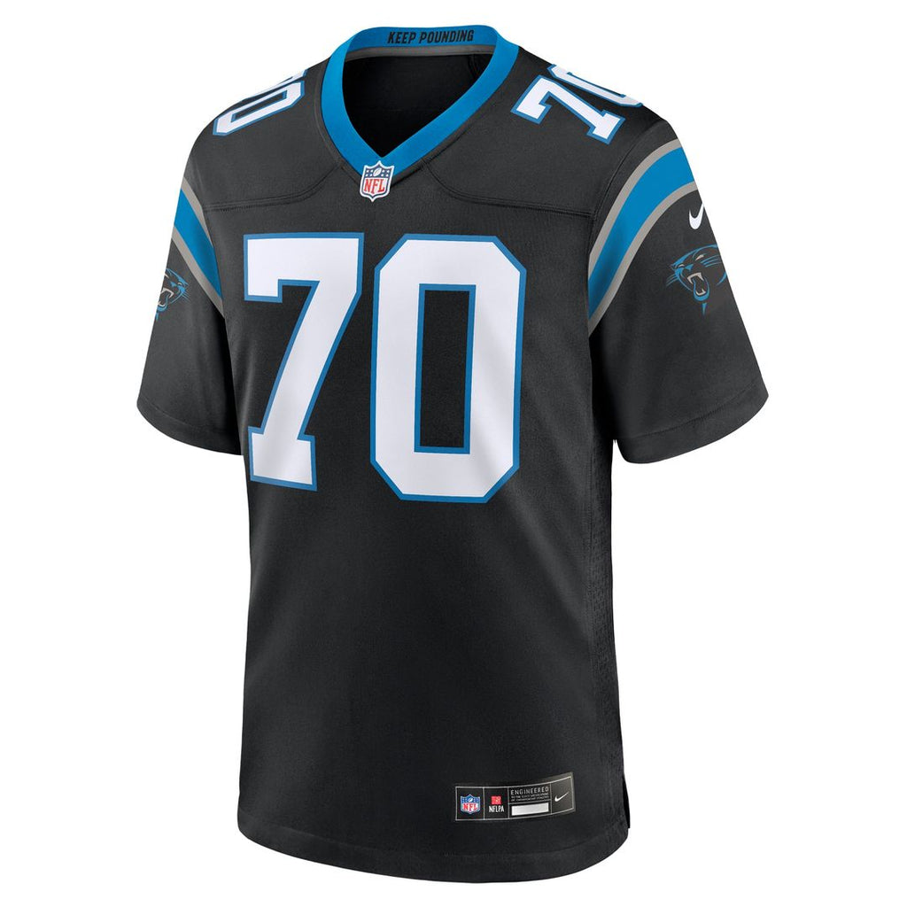 Carolina Panthers Brady Christensen Nike Black Team Game Jersey
