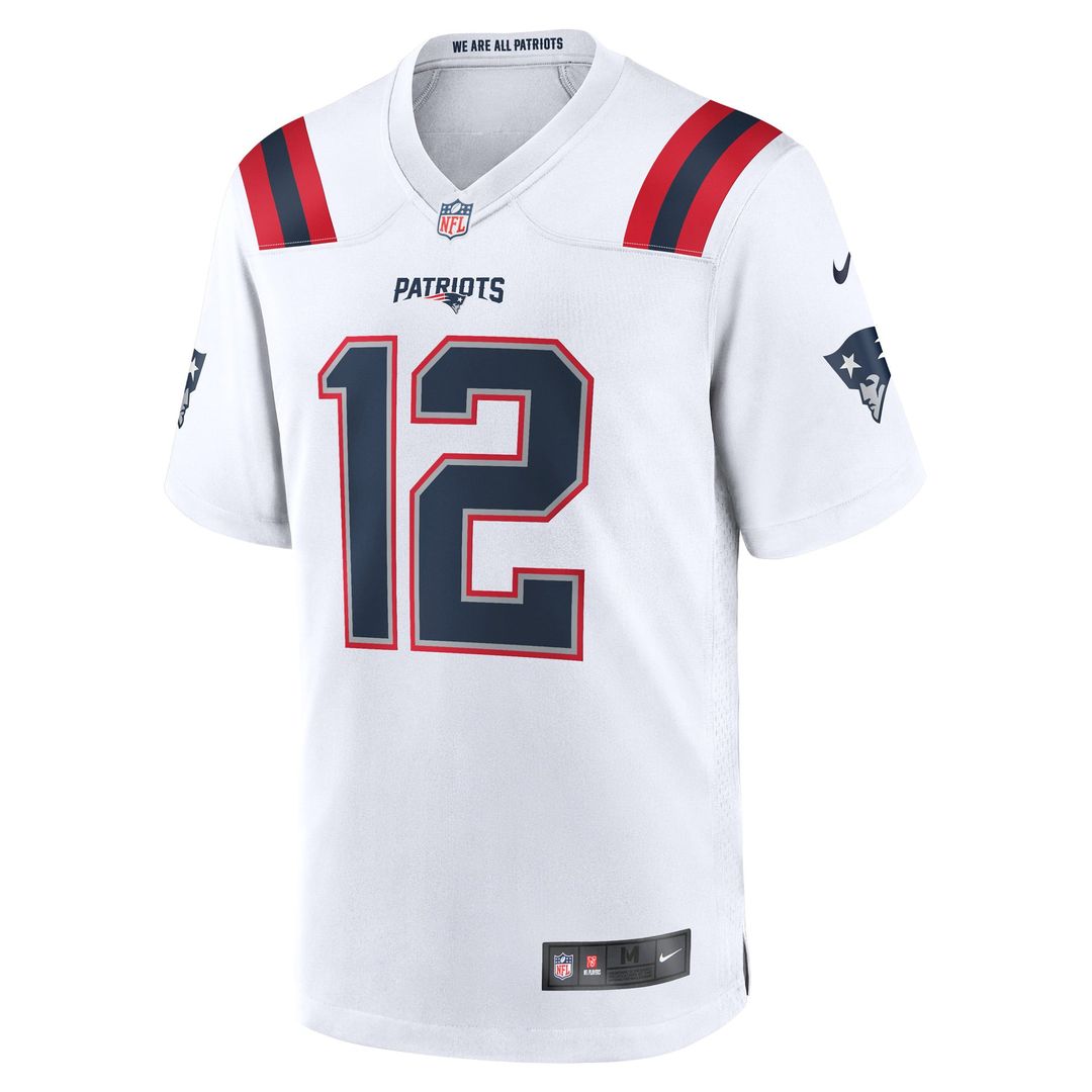 New England Patriots Nike Navy Game Retired Player Jersey