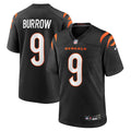 Cincinnati Bengals Joe Burrow Nike Black Player Game Jersey