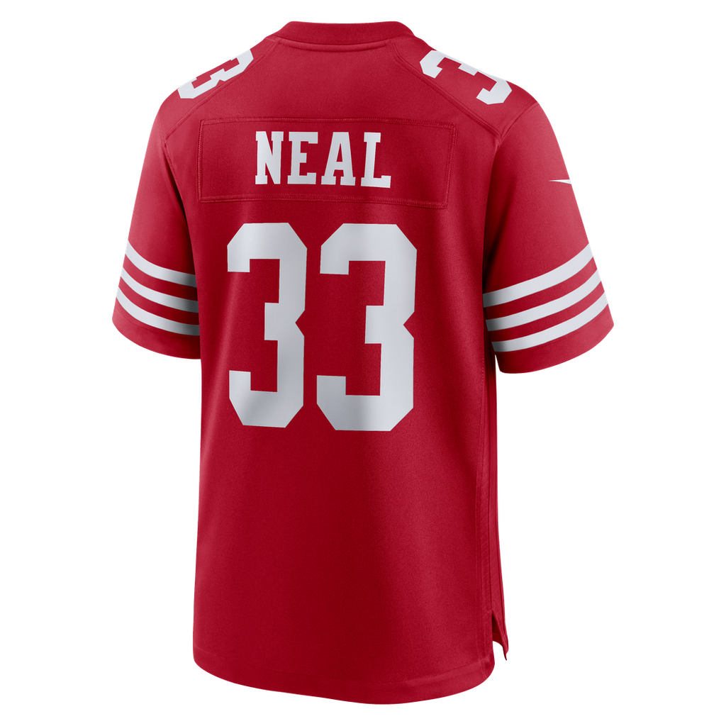 San Francisco 49ers Siran Neal Nike Scarlet Team Game Jersey