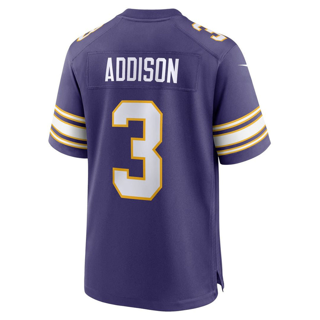 Minnesota Vikings Jordan Addison Nike White Away Game Jersey