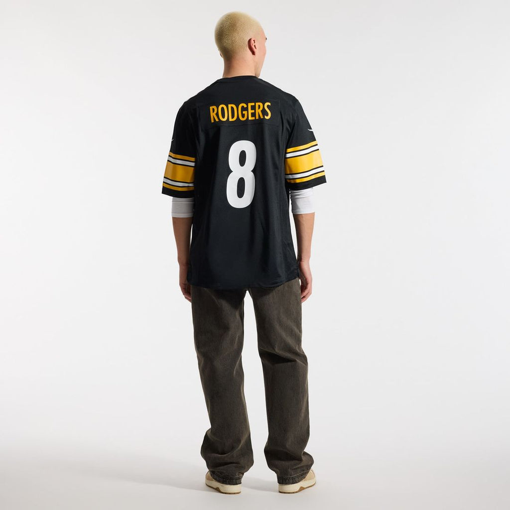 Pittsburgh Steelers Aaron Rodgers Nike Gold Alternate 1933 Throwback Game Jersey