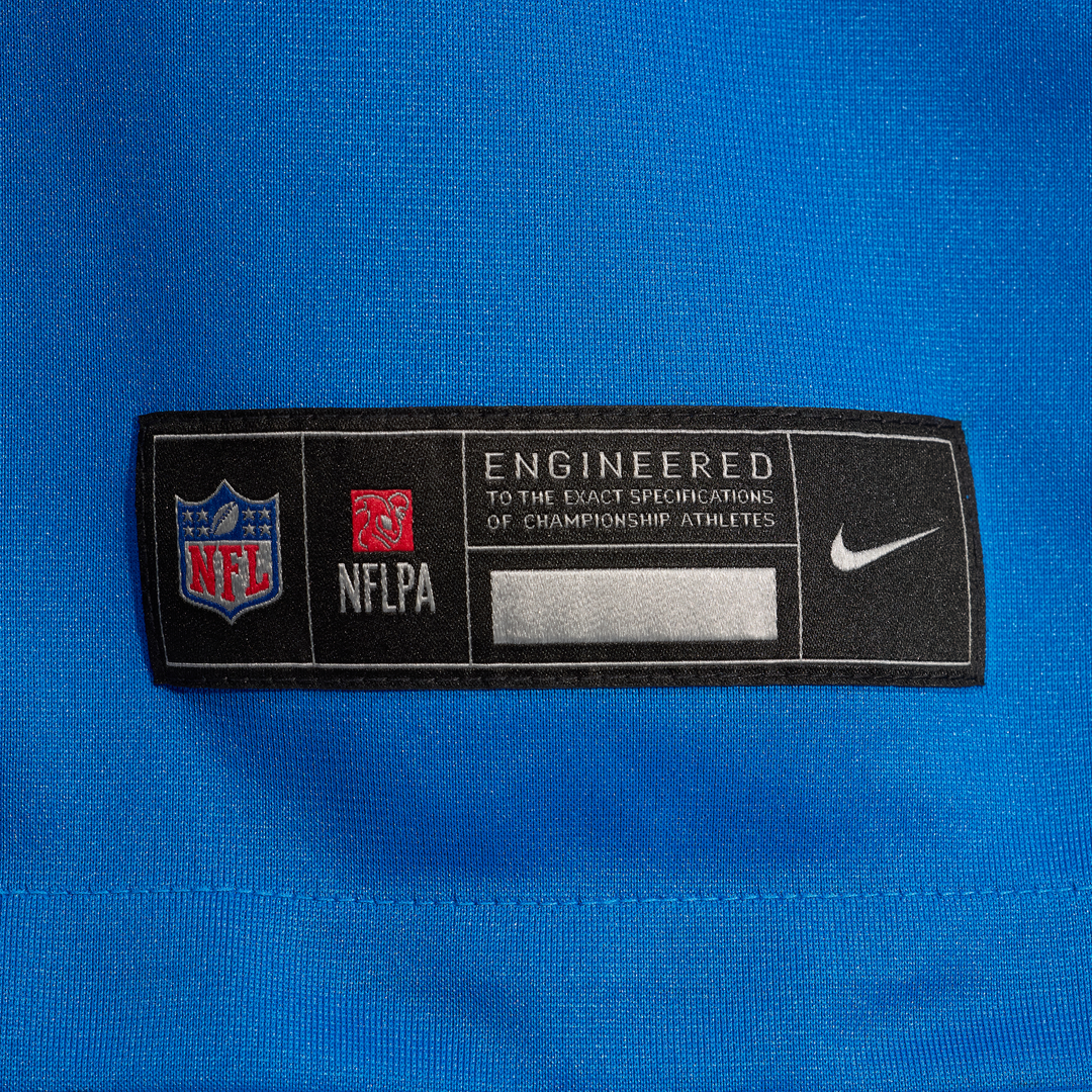 Detroit Lions Juice Scruggs Nike Blue Team Game Jersey