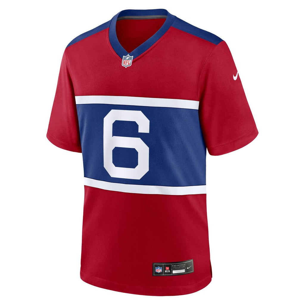 New York Giants Jaxson Dart Nike Royal Team Game Jersey