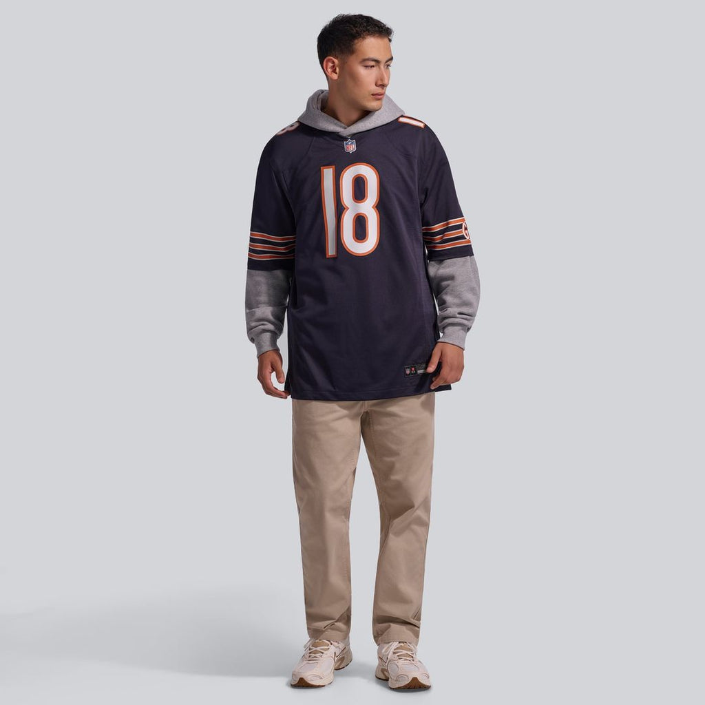 Chicago Bears Caleb Williams Nike Orange Alternate Player Game Jersey