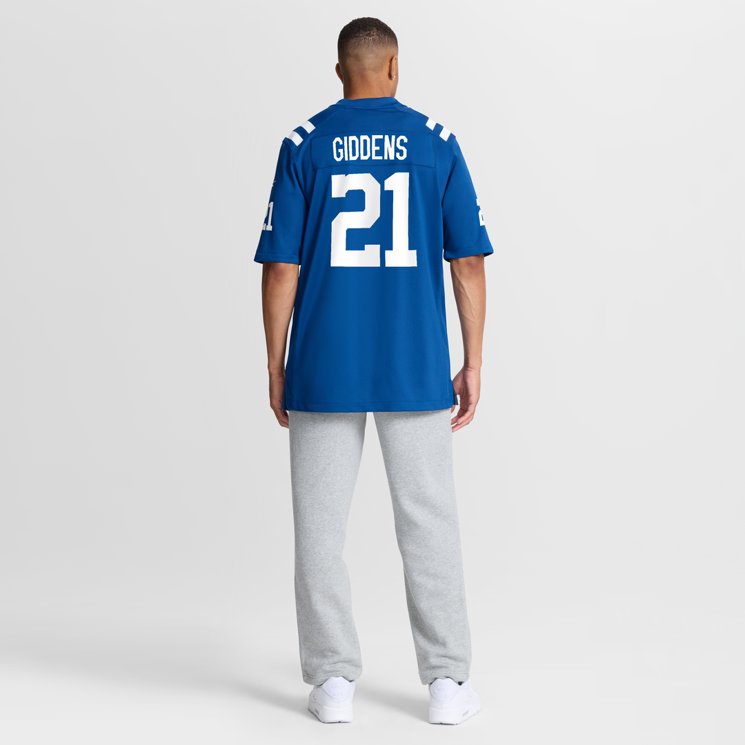 Indianapolis Colts DJ Giddens Nike Royal Team Game Jersey