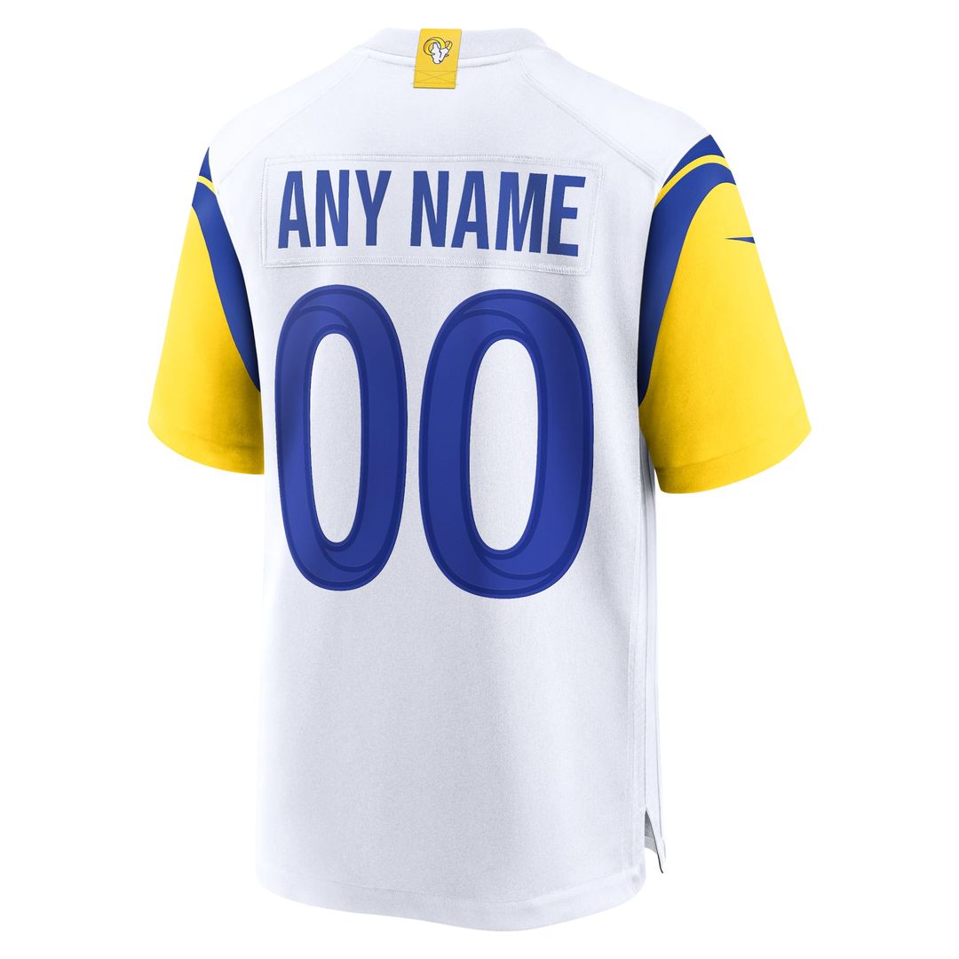 Los Angeles Rams Nike White Alternate Custom Jersey